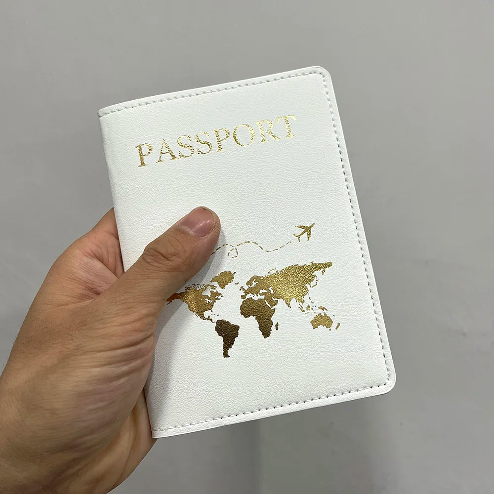 Cute Personalised Passport Cover for Couples with Names Engraved Short Eye Catching Design for Women