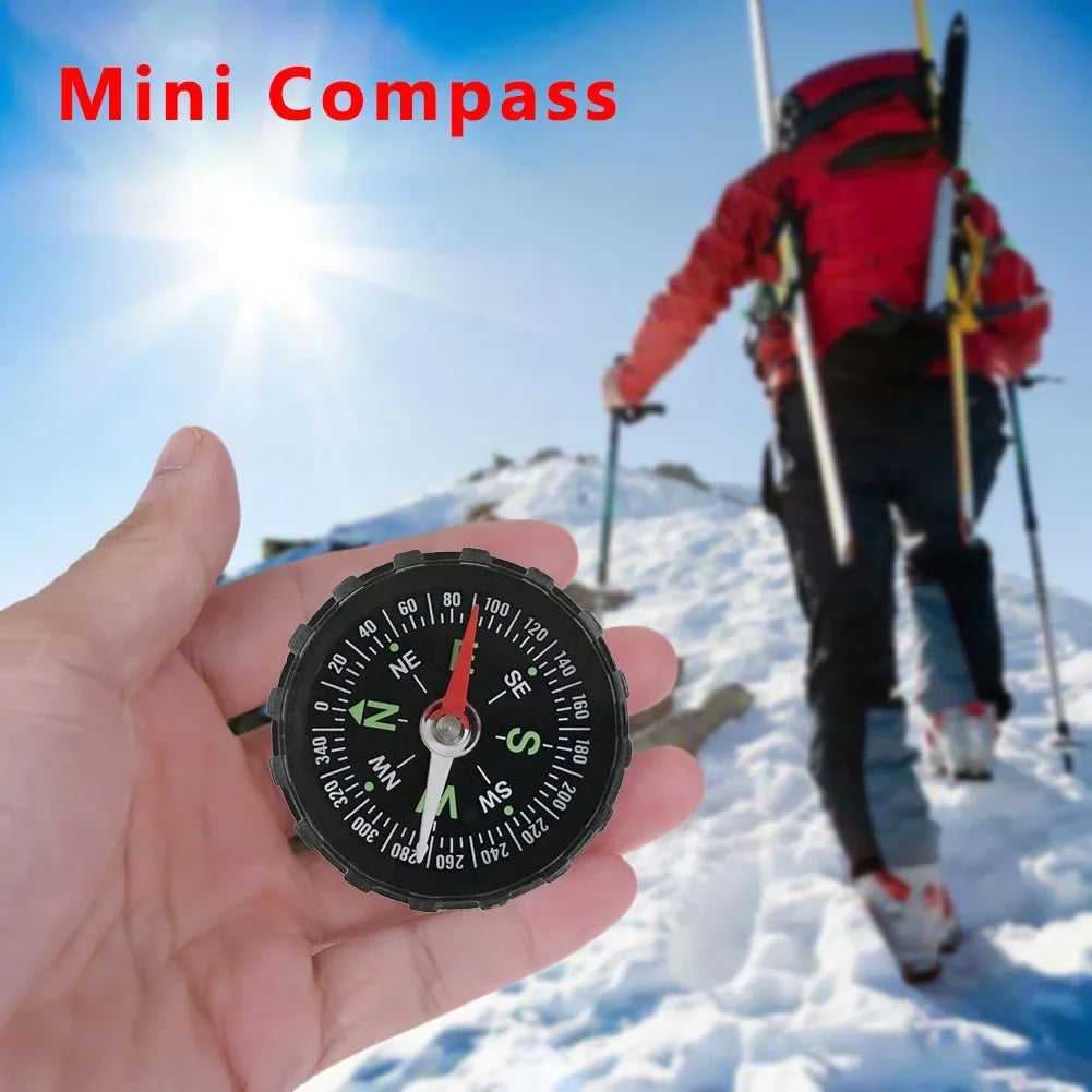 Portable 45mm Handheld Compass for Outdoor Sports Climbing Hiking Camping Navigation Emergency Survival Tool