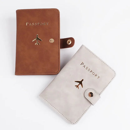 Leather Passport Holder Covers Case Waterproof Travel Credit Card Wallet Cute Passport Book for Women/Men Passport Cover