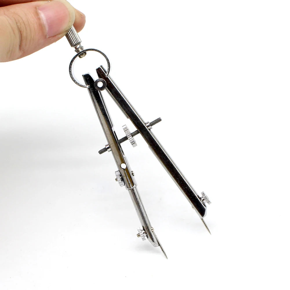 Multifunction Bow Divider Spring Compasses Engineer's Drawing Tool with Maximum Circle Radius 4.6 cm