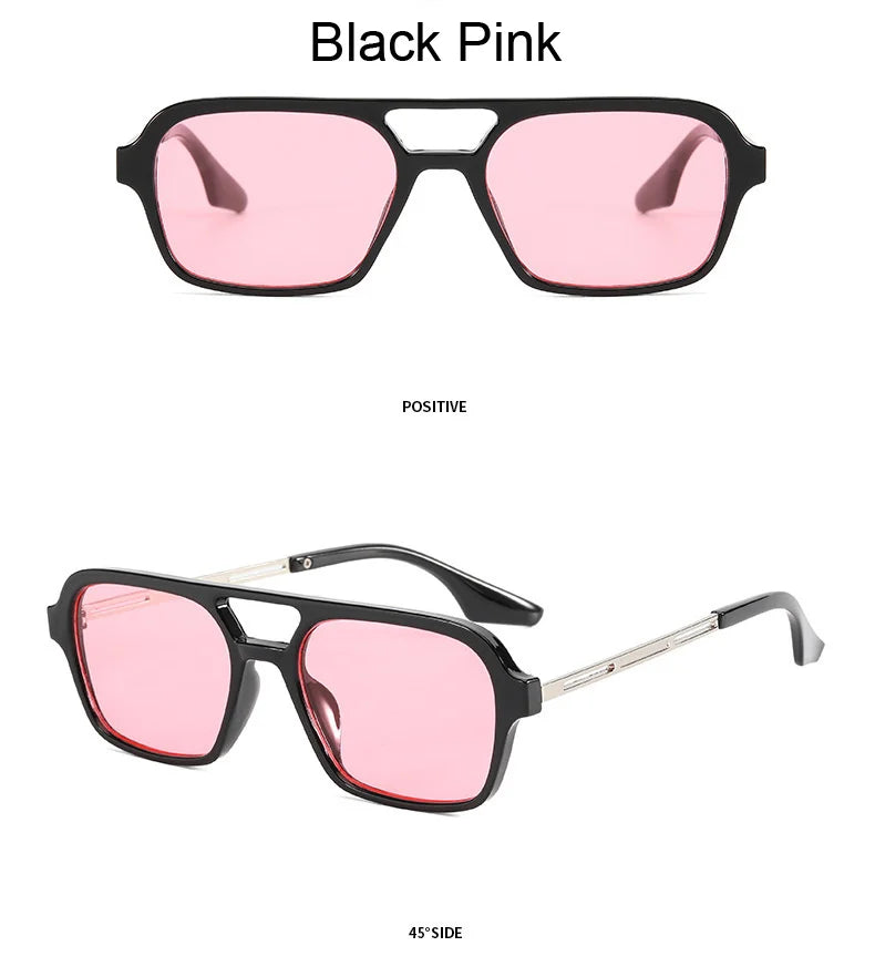 Rectangle Fashion Sunglasses for Women - Basic Classic Design