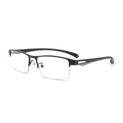 Magnifier Reading Glasses - Multifocal Smart Zoom Photochromic Metal Frame