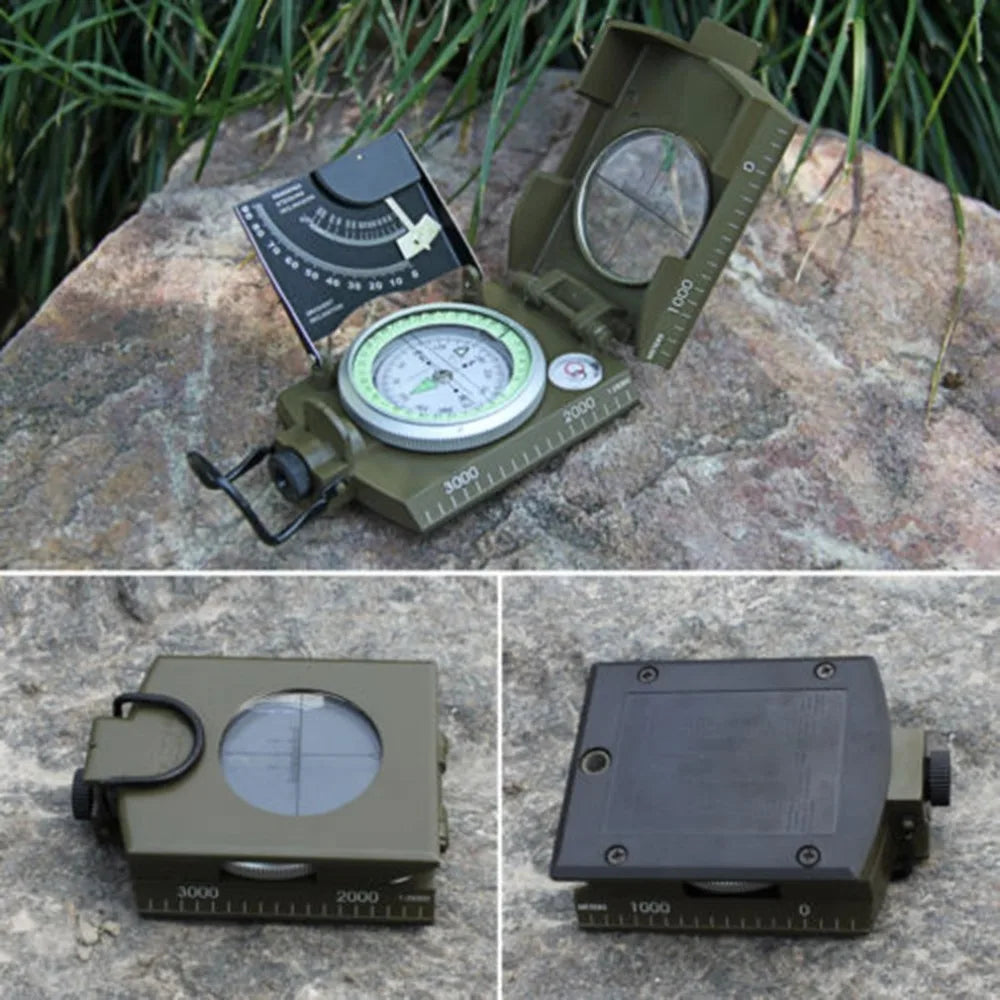 Outdoor Survival Military Compass Digital Navigation Gadget for Camping Hiking Geological Studies