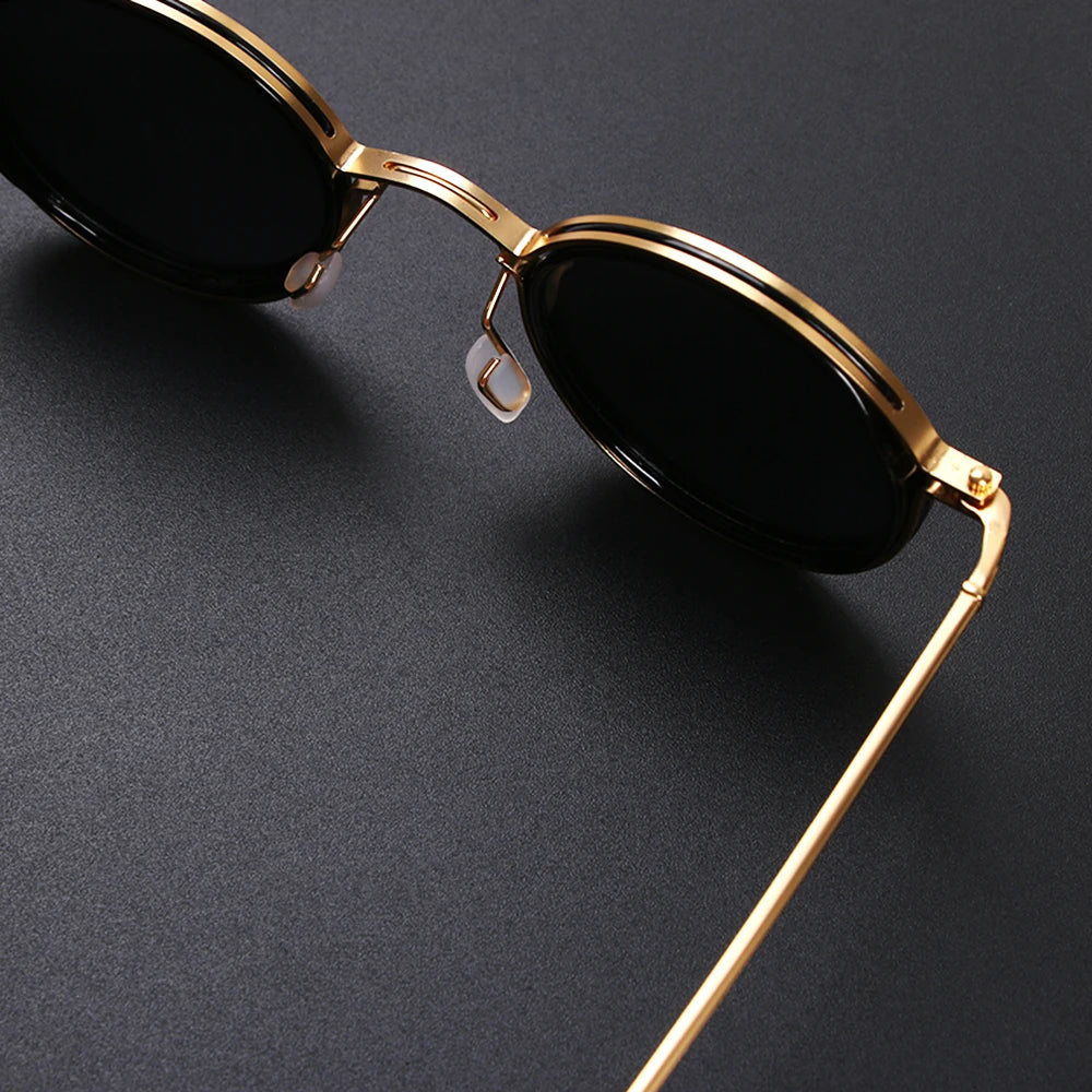 Retro Round Frame Sunglasses - Classic Unisex Design