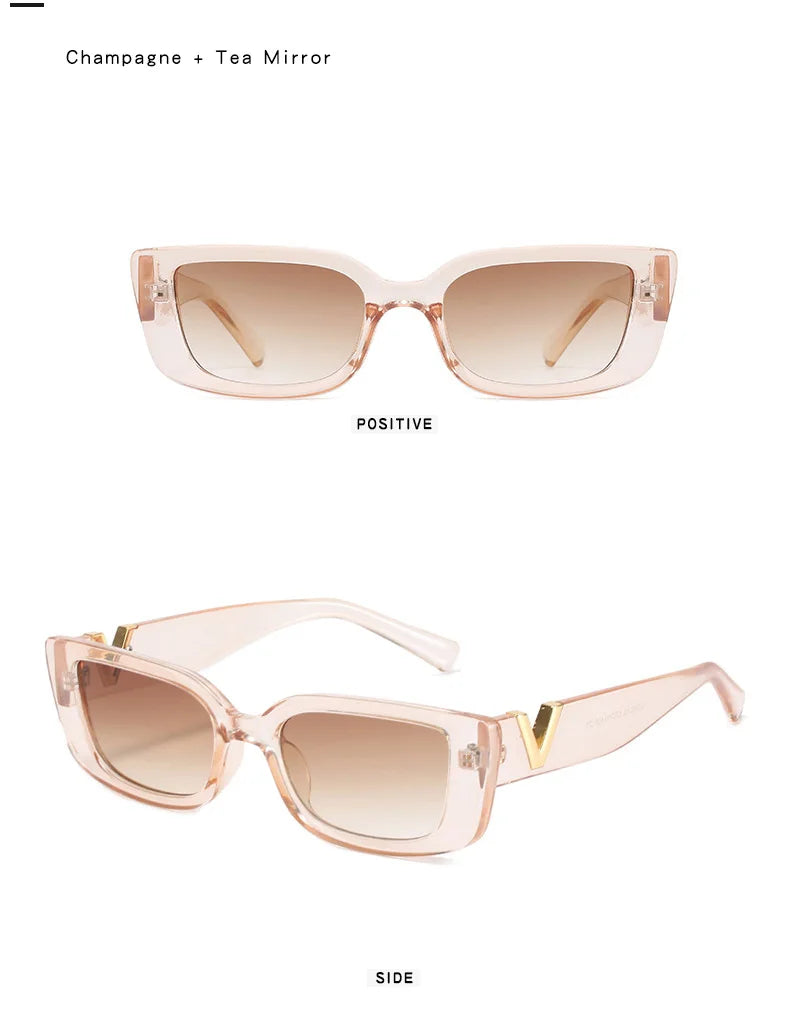 Retro Cool Small Frame Cat Eye Sunglasses - Luxury Fashion for Men and Women