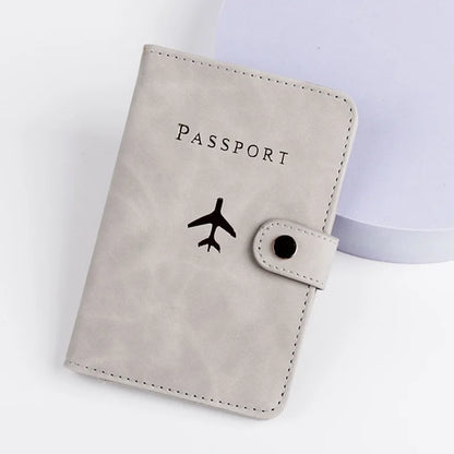 Leather Passport Holder Covers Case Waterproof Travel Credit Card Wallet Cute Passport Book for Women/Men Passport Cover