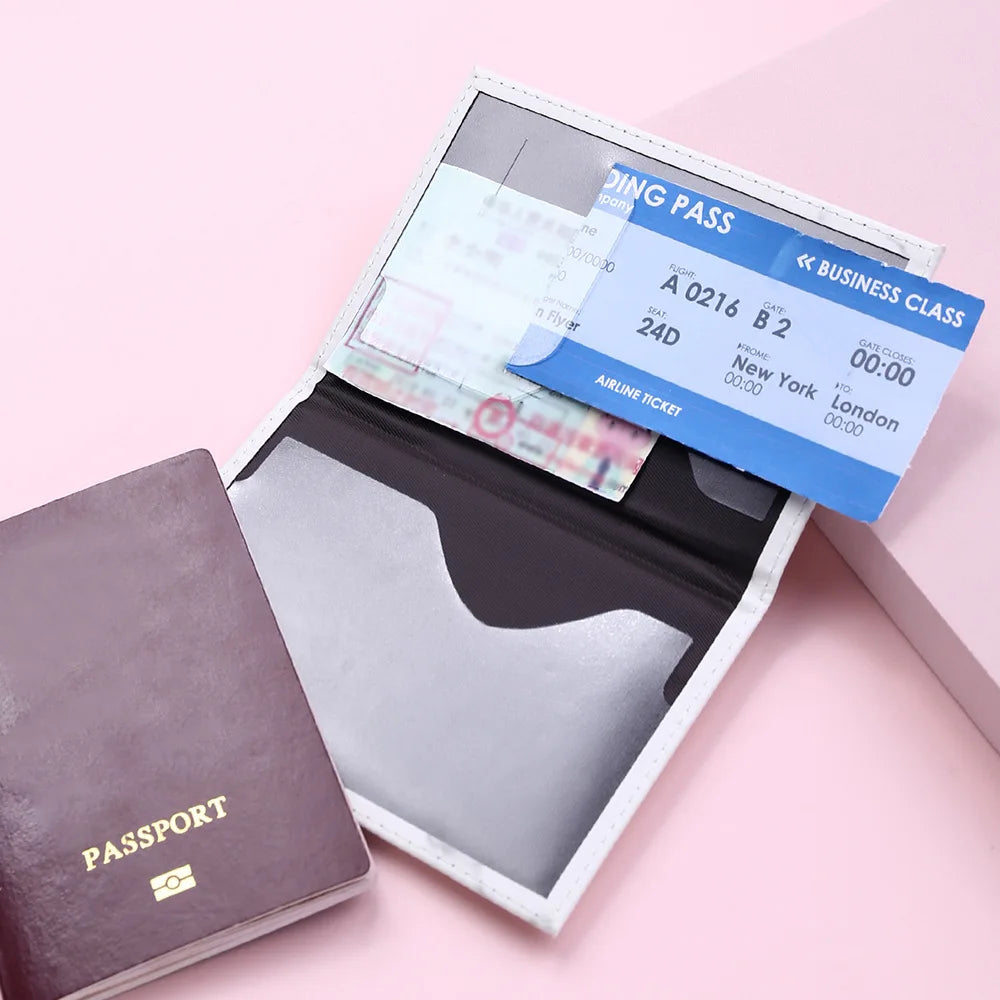 Marble Pattern Ticket Passport Holder Men Women Travel Protective Cover for ID Credit Card Wholesale