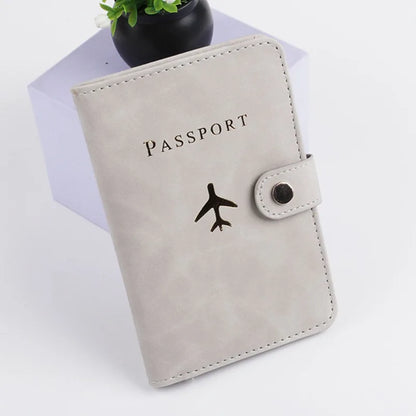 Leather Passport Holder Covers Case Waterproof Travel Credit Card Wallet Cute Passport Book for Women/Men Passport Cover