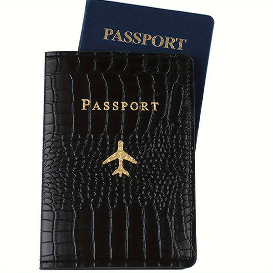 Lightweight Passport Wallet - Fashionable PU Leather Anti-Theft Holder for Men and Women - Perfect for Travel and School