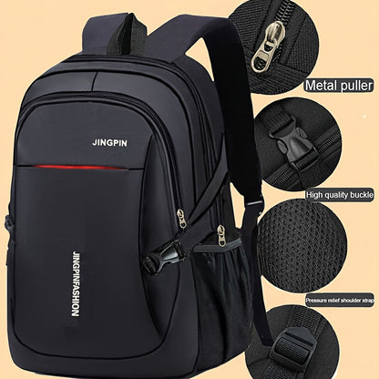 Large Capacity Leisure Schoolbag Simple Backpack for Travel Short and Eye Catching Design