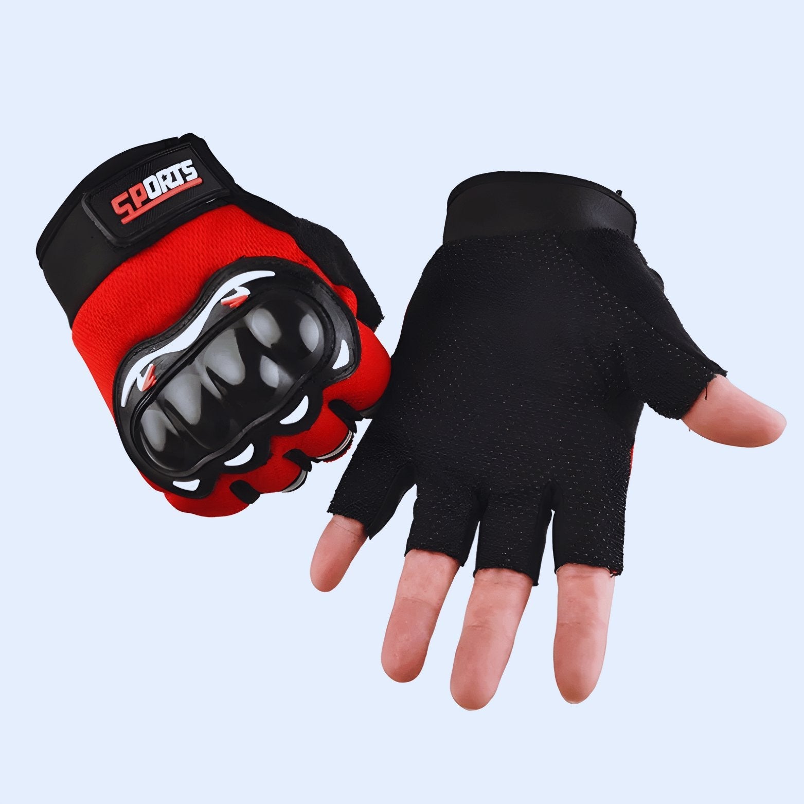 Breathable Half-Finger Fitness Gloves - Perfect for Weightlifting, Cycling, and Gym Workouts - Merkanny