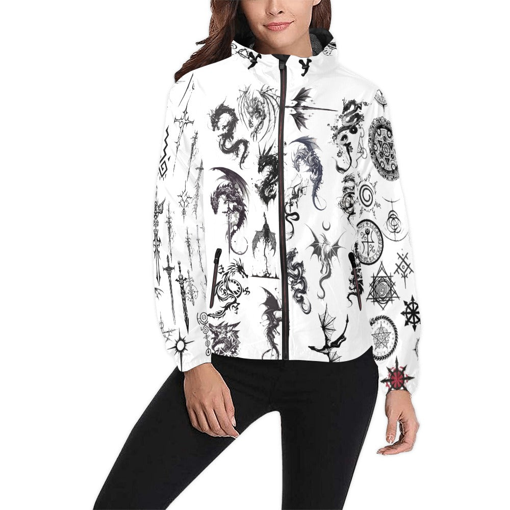 Mystical and Powerful Style  Hooded Windbreaker