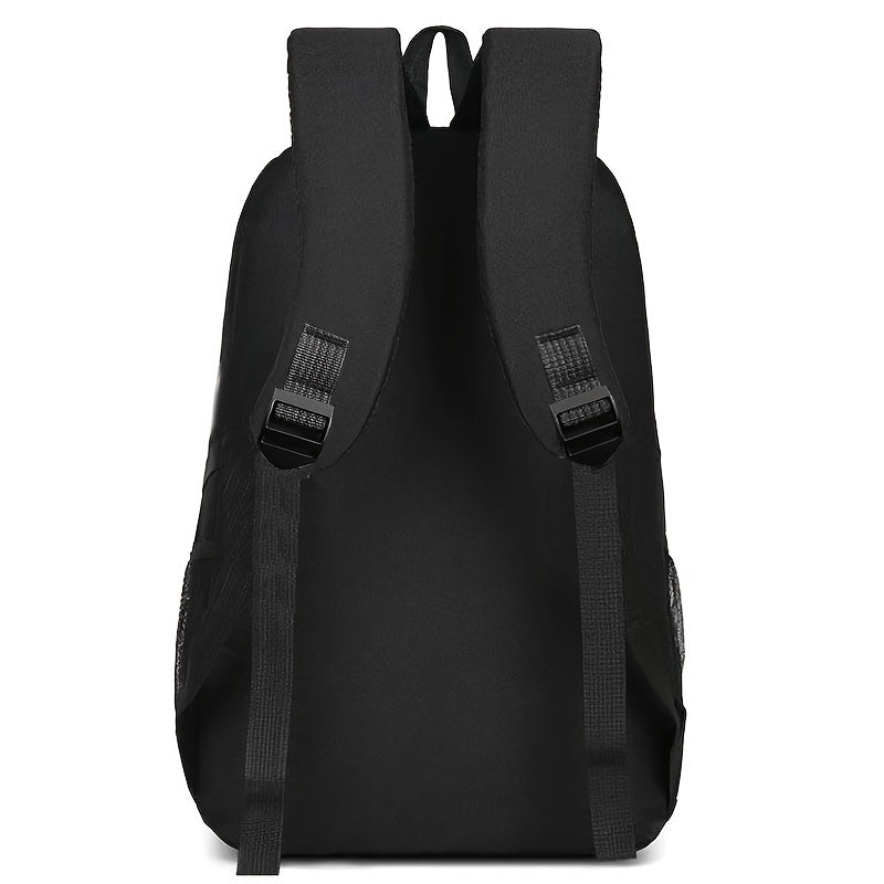 Large Capacity Leisure Schoolbag Simple Backpack for Travel Short and Eye Catching Design