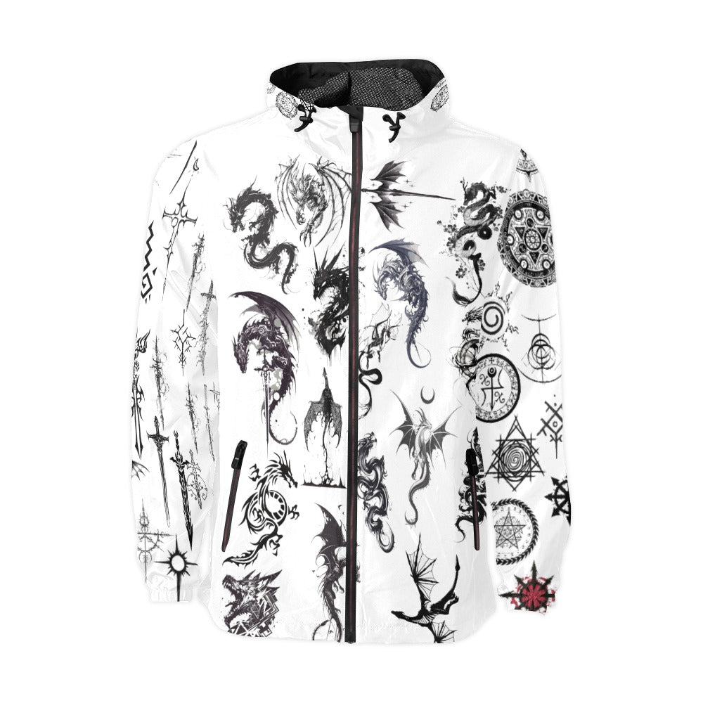 Mystical and Powerful Style  Hooded Windbreaker