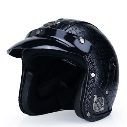 Optimize product title: Retro Male Motorcycle Helmet