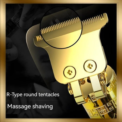 Hair Clippers for Men - T9 Barber Bald Electric Push Shear - Cordless & Corded Hair and Beard Trimmer - Merkanny